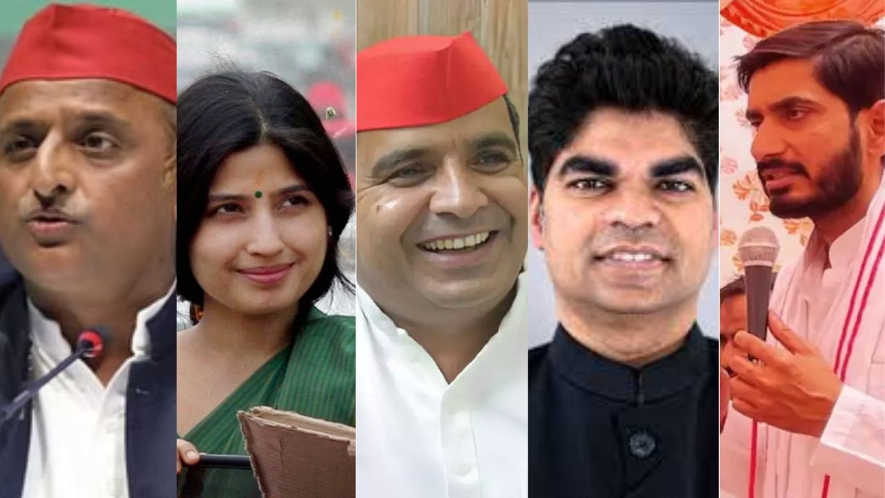 चुनावी अखाड़े में सैफई परिवार, अखिलेश ने इस बार दिखाया '5 का दम'